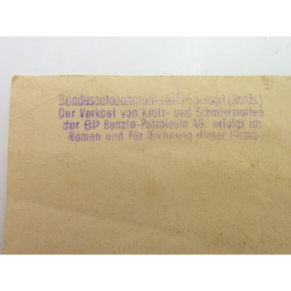 Vintage 1964 Gas Recipe Germany Ephemera Souvenir Funny - Picture 3 of 5